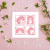 BENECREAT 6 Styles Animal Cat Metal Die Cuts, "Peeking" Cat Cutting Dies Stencils for DIY Scrapbooking Card Making Album Decorative Art Crafts, 18.1x12cm/ 7.12x4.7 Inch view 4