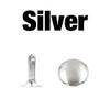 100Sets Metal Round Rivet Single Cap Rivets Studs,Silver,8mm view 3