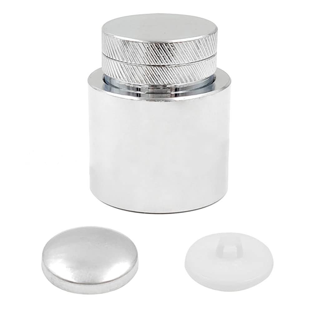 100 Sets Fabric Covered Button+1PCS Mold Press Die for Round Bread Shape Button Fabric Accessories DIY,with Plastic Back,24L 1.4cm