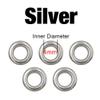 100 Sets 4mm Metal Eyelet Grommet with Washer for Leathercraft Repair Shoes Bag Clothing Belt Hat Accessories,Silver view 2