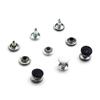 100sets Metal Double Cap Rivets Studs Round Head Leather Craft,Bright black,66mm(cappost) view 4