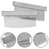 Vaguelly Guitar Bow Small Bows Guitar Bow 2pcs Bow Hair Combs Horse Hair Combs Violin Bow Hair Combing Tools Erhu bow comb Strings Violin Bridge Violin Bridge Braid Aid view 4