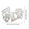 Two Chickens Metal Die Cuts, Cutting Dies for Card Making Clearance, Embossing Dies for Scrapbooking, DIY Album Paper Cards Decoration view 2