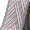 3.8 Yard Spool 2.67 inches Grey Pink Geometric Embroidered Drapery Trim Jacquard Ribbon for Your Drapes Curtains Drapery Banding Trim Tape V3 180 view 4