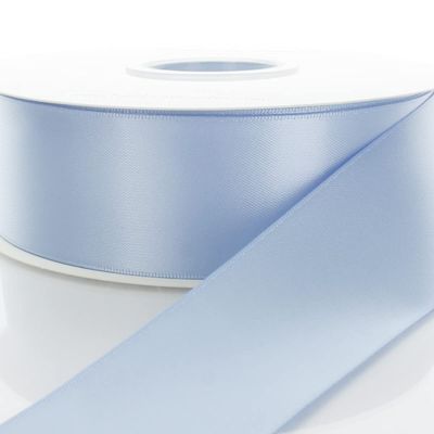 3" Dusty Blue Double Faced Satin Ribbon 3 Yards