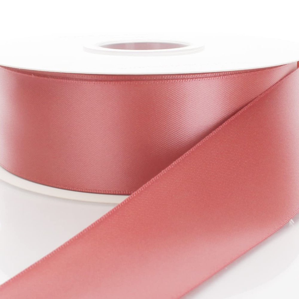 3" Cinnamon Rose Double Faced Satin Ribbon 3 Yards