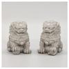CHALKE Chinese Style Stone Lion Statue Mold, 5.5cm Cement Silicone Mold 3D Auspicious Stone Lion Concrete Mold Cement Plaster Clay Mold view 1