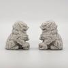 CHALKE Chinese Style Stone Lion Statue Mold, 5.5cm Cement Silicone Mold 3D Auspicious Stone Lion Concrete Mold Cement Plaster Clay Mold view 4