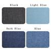 Guokuai 12 Pieces Premium Quality Fabric Iron on Patches for Clothing Repair Jeans Shades of Blue Inside Jeans & Clothing Repair 3" x 4.25" (7.5 cm x 10.5 cm) (Black Dark Blue) view 3