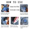 Guokuai 12 Pieces Premium Quality Fabric Iron on Patches for Clothing Repair Jeans Shades of Blue Inside Jeans & Clothing Repair 3" x 4.25" (7.5 cm x 10.5 cm) (Black Dark Blue) view 4