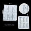 Silicone Bowknot Molds Silicone Soap Moulds of 6 Cavities for Handmade Soap Lotion Bar Chocoate Making Tool DIY view 4