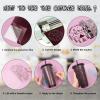 VINYL FROG Maroon Chrome Vinyl - 12"x60" Glossy Mirror Adhesive Vinyl Roll Maroon MetallicVinyl Craft PermanentVinyl Works with Cameo and Other Cutters view 4
