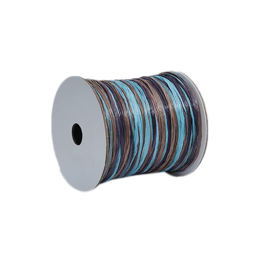 273.4yard Paper String, Craft Raffia Paper Ribbon Thread Twine Cord Rope, Wrapping Ribbon for Wedding Party Decor Flower Wrapping Rustic Decor DIY Making Flower Basket Packaging