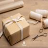 Vitalizart Ivory Velvet Ribbon Set 3/8" x 15 Yd Wooden Spool Fabric Trim 3 Rolls * 5 Yd for Christmas Wreath Decoration Handmade Craft Ornaments Gift Wrapping & Bow Making view 4