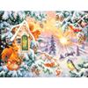 Magic Needle Zweigart Edition Counted Cross Stitch kit Winter Morning, 40x30cm, DIY view 1