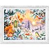 Magic Needle Zweigart Edition Counted Cross Stitch kit Winter Morning, 40x30cm, DIY view 3