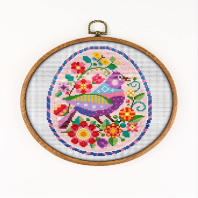 Easter Egg CS1566 - Counted Cross Stitch Pattern. Only Printed Pattern Inside. No Fabric, Threads, Needles, Hoops.