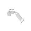 uxcell Fold Over Crimp Cord Ends, 5mm End Cap Clasps for Leather Ribbon DIY Making (100Pcs, Silver Tone) view 2