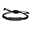 Shit Happens. Sewing Helps. Black Rope Bracelet, Sewing Engraved Bracelet, Inappropriate Gifts For Sewing, Hobby supplies, Hobby equipment, Hobby tools, Hobby kits, Gift ideas for hobbyists, Gifts for view 1