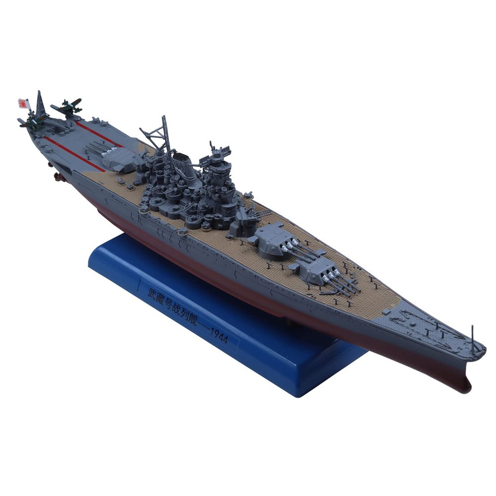 Udnorbay Musashi 1944 Japanese Battleship Model 1/1000 Diecast Warship Pre-Built Models