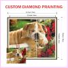 KS Custom Diamond Painting from Photo DIY Custom Diamond Art Kits for Adult 5D Personalized Customized Photo Diamond Painting Art Pictures (1216inch/3040cm, Round + Velvet Canvas) view 4