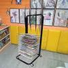 Art Drying Rack For Classroom - Sided Wire Drying Shelf, Flexible Shelves Mobile Cart Art Drying Rack, For Painting Craft Artwork Canvas Storage, Stackable Metal Stainless Steel Art Rack ( Size : 25-l view 2