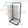 Art Drying Rack For Classroom - Sided Wire Drying Shelf, Flexible Shelves Mobile Cart Art Drying Rack, For Painting Craft Artwork Canvas Storage, Stackable Metal Stainless Steel Art Rack ( Size : 25-l view 3
