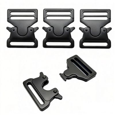 KangTeer Quick Release Metal Buckle Replacement 4pcs 1.2"(30mm) Zinc Alloy Buckle Tactical Belt, Paracord Buckle Side Bracelets
