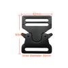 KangTeer Quick Release Metal Buckle Replacement 4pcs 1.2"(30mm) Zinc Alloy Buckle Tactical Belt, Paracord Buckle Side Bracelets view 2