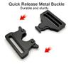 KangTeer Quick Release Metal Buckle Replacement 4pcs 1.2"(30mm) Zinc Alloy Buckle Tactical Belt, Paracord Buckle Side Bracelets view 3