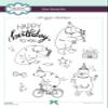 Creative Expressions Designer Boutique Musical Birthday 6 in x 8 in Stamp Set view 2