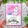 Creative Expressions Designer Boutique Musical Birthday 6 in x 8 in Stamp Set view 4