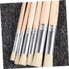 ibasenice 2 Sets 6pcs 6-Piece Art Pen Set Oil Painting Brush for Beginners Artists Log Painting Wooden Lubricious Boys and Girls view 2