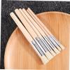 ibasenice 2 Sets 6pcs 6-Piece Art Pen Set Oil Painting Brush for Beginners Artists Log Painting Wooden Lubricious Boys and Girls view 3