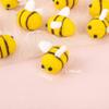 Framendino, 100 Pack Wool Felt Bumble Bees Mini Crafts Bee for DIY Craft Decoration view 2