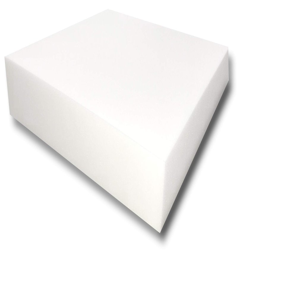 FoamTouch Upholstery Foam Cushion High Density 3'' Height x 76'' Width x 76'' Length Made in USA