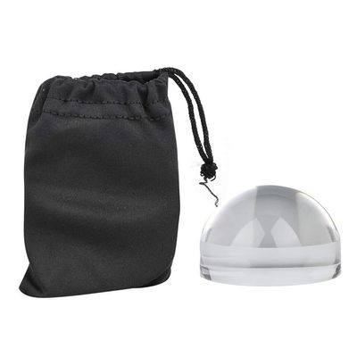 Mini Portable Magnifier Dome, 6X Optical Portable Paper Reading Portable Magnifying Glass for Books, Newspaper, Magazine