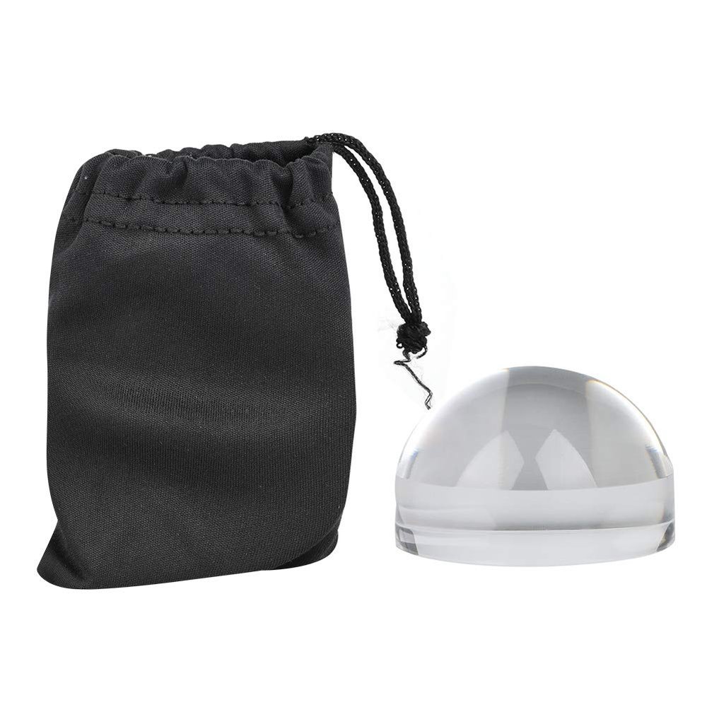 Mini Portable Magnifier Dome, 6X Optical Portable Paper Reading Portable Magnifying Glass for Books, Newspaper, Magazine