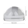 Mini Portable Magnifier Dome, 6X Optical Portable Paper Reading Portable Magnifying Glass for Books, Newspaper, Magazine view 2