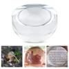 Mini Portable Magnifier Dome, 6X Optical Portable Paper Reading Portable Magnifying Glass for Books, Newspaper, Magazine view 3