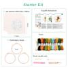 3Sets Punch Needle Kit for Adults Beginners,Bee & Butterfly Flowers Embroidery Kit,Includes Punch Needle Tool, Embroidery Hoop, Yarn,Fabric,Supplies, DIY Art & Crafts for Women & Girls view 2
