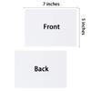 100 Pack Thick Paper Cardstock Blank Heavy Cards Stock for Invitations, Greeting Cards Making, Postcards, Photos, 250GSM Thick Paper (White, 5x7 inches) view 2