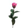 Factory Direct Craft Pack of 12 Hot Pink Artificial French Rosebud Stems for Wedding Florals and Everyday Arrangements (14-1/2" H) view 4