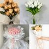1.5 Inch Sheer Organza Ribbon Ivory Transparent Wavy Knot Ribbon 25 Yards for Gift Wrapping, Bouquet Wrapping,CraftChristmas-Birthday-Wedding-Party Decoration (Ivory, 1.5 inch) view 4