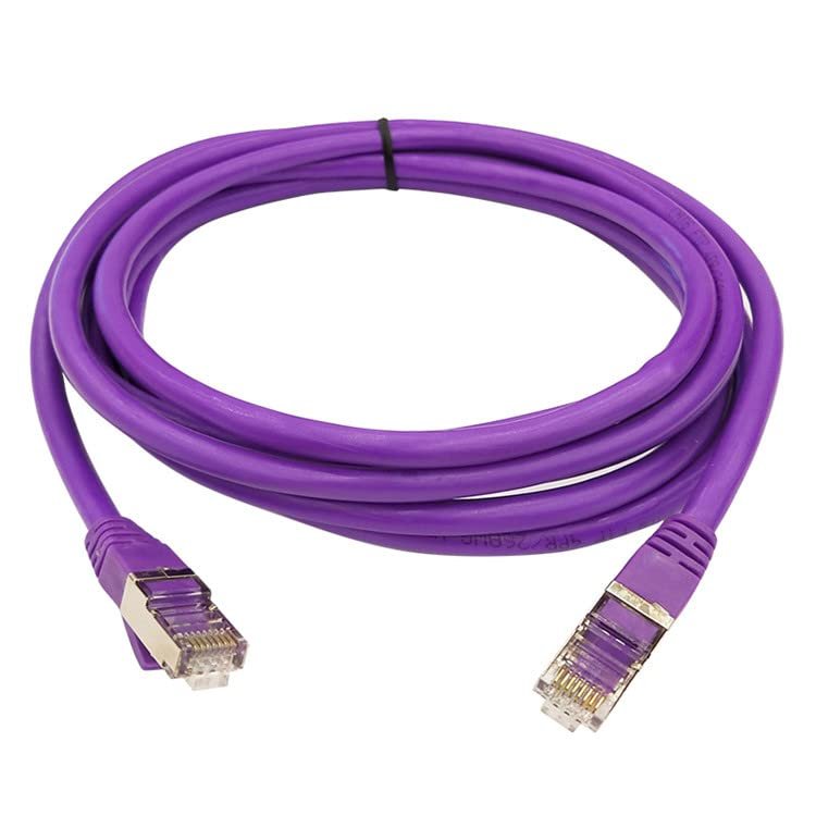 PC-Smart200 Applicable Ethernet Port PLC Programming Cable S7-200smart S7-1200 S7-1500 Download Cable Purple (5m)
