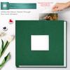 Artfeel Photo Album Self Adhesive Scrapbook Album for 3x5 4x6 5x7 8x10 Pictures,40 Pages Linen Cover with Display Window DIY Photo Book,Ideal Gifts for Family Travel Wedding Baby view 2