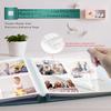 Artfeel Photo Album Self Adhesive Scrapbook Album for 3x5 4x6 5x7 8x10 Pictures,40 Pages Linen Cover with Display Window DIY Photo Book,Ideal Gifts for Family Travel Wedding Baby view 3