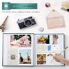 Artfeel Photo Album Self Adhesive Scrapbook Album for 3x5 4x6 5x7 8x10 Pictures,40 Pages Linen Cover with Display Window DIY Photo Book,Ideal Gifts for Family Travel Wedding Baby view 4