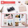 Artfeel Photo Album Self Adhesive Scrapbook Album for 3x5 4x6 5x7 8x10 Pictures,60 Pages Linen Cover with Display Window DIY Photo Book,Ideal Gifts for Family Travel Wedding Baby view 4