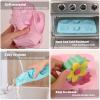 Sakolla 6-Cavity Flower Soap Molds Silicone, 2 Pack Tulip Different Flower Shapes Silicone Molds for Soap, Lotion Bar, Bath Bombs, Chocolate, Candy Baking Molds Jelly, Ice Cube Tray view 4